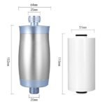 Deluxe Shower Filter (Blue - Metal Housing)